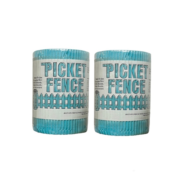 2 Rolls of Bemiss-Jason Picket Fence Corrugated Trims Bulletin Board Border - Picture 1 of 1